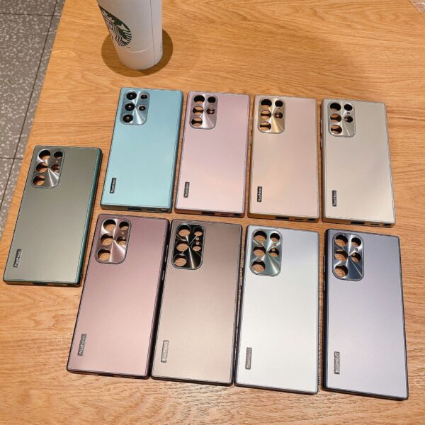 Samsung Galaxy S Serie Galaxy S22 Ultra Handyhülle PC Einfarbig Mode – Bild 3
