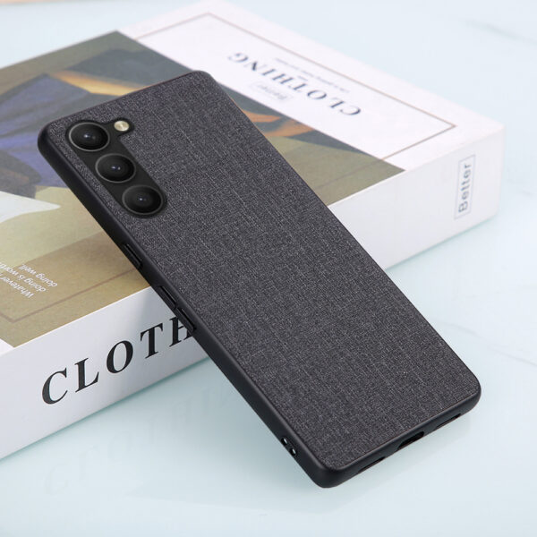 Samsung Galaxy S Serie Galaxy S23 Textur Handyhülle Mode Leder – Bild 3